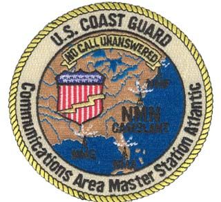 USCG Communications Area Master Station Atlantic 4" Military Patch