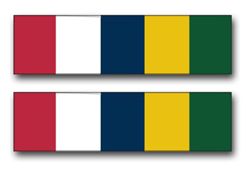 USCG Inter-American Defenese Board Ribbon Decal