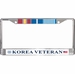 USCG Korea Veteran 3-Ribbon Stack License Plate Frame