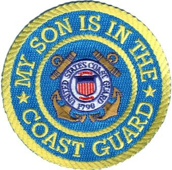 USCG My Son is in the Coast Guard 4" Military Patch
