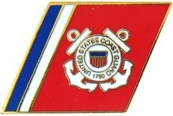 USCG Racing Stripes Lapel Pin