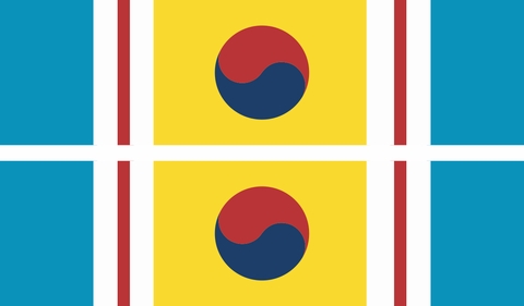 USCG ROK War Service Ribbon Decal