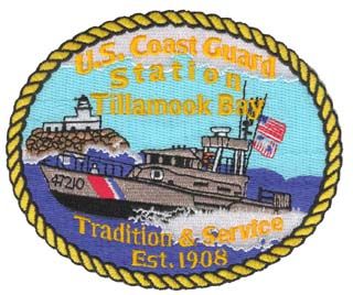 USCG Station Tillamook Bay 4.5" Military Patch