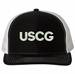 USCG Text Only USA Mesh-Back Cap