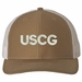 USCG Text Only USA Mesh-Back Cap