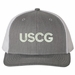 USCG Text Only USA Mesh-Back Cap