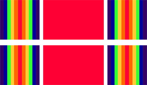 USCG World War II Victory Ribbon Decal