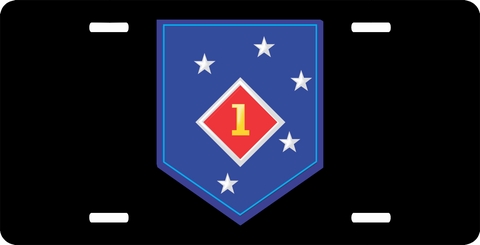USMC 1st MAC Headquarter Battalion License Plate