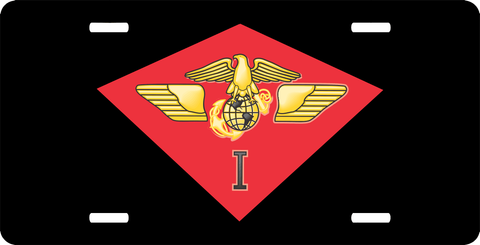 USMC 1st Marine Air Wing License Plate