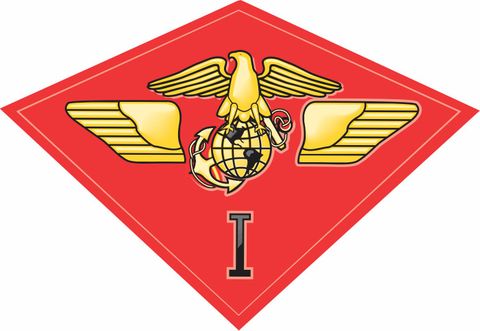 U.S.M.C. 1st Marine Air Wing  Vinyl Transfer Decal