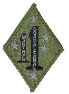 USMC 1st Marine Regiment 3" Military Patch