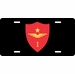 USMC 1st MAW License Plate
