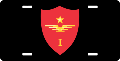 USMC 1st MAW License Plate