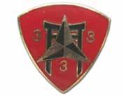 U.S.M.C. 3/3/3 LAPEL PIN