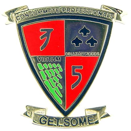U.S.M.C. 3/5TH MARINES LAPEL PIN