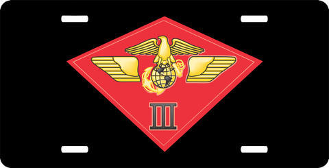 USMC 3rd Marine Air Wing License Plate