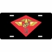USMC 4th Marine Air Wing License Plate