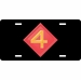 USMC 4th Marine Division License Plate