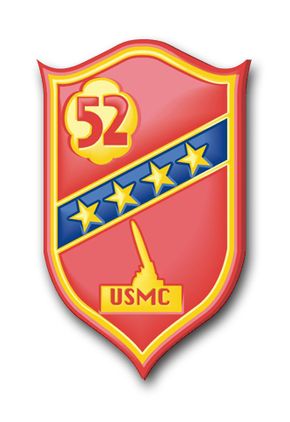 U.S.M.C. 52nd Defense Battalion  Vinyl Transfer Decal
