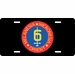 USMC 6th Division License Plate