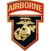 Usmc Airborne Crest 1" Lapel / Small Hat Pin