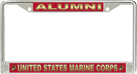U.S.M.C. 'Alumni' License Plate Frame