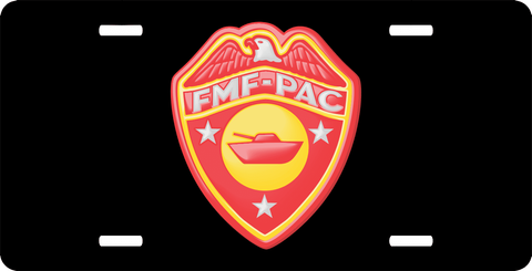 USMC Amtrac Battalion License Plate