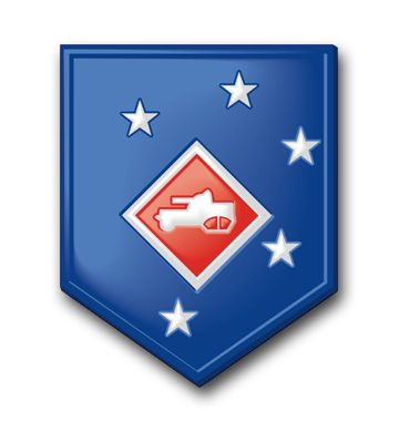 U.S.M.C. Anti Tank Battalion Vinyl Transfer Decal