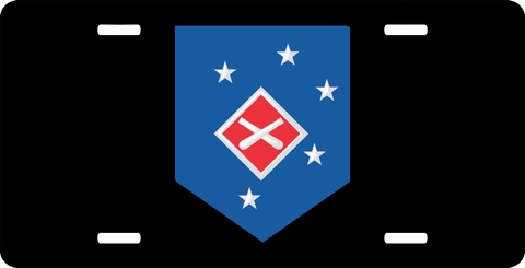USMC Artillery Battalion License Plate