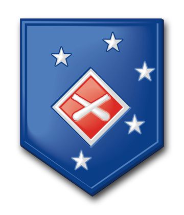 U.S.M.C. Artillery Battalion  Vinyl Transfer Decal