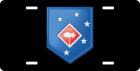 USMC Barrage Balloon Battalion License Plate