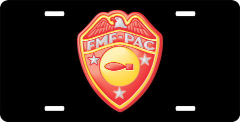 USMC Bomb Disposal Co License Plate