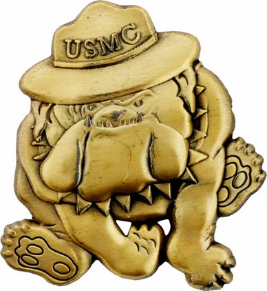 U.S.M.C. Bulldog Lapel Pin
