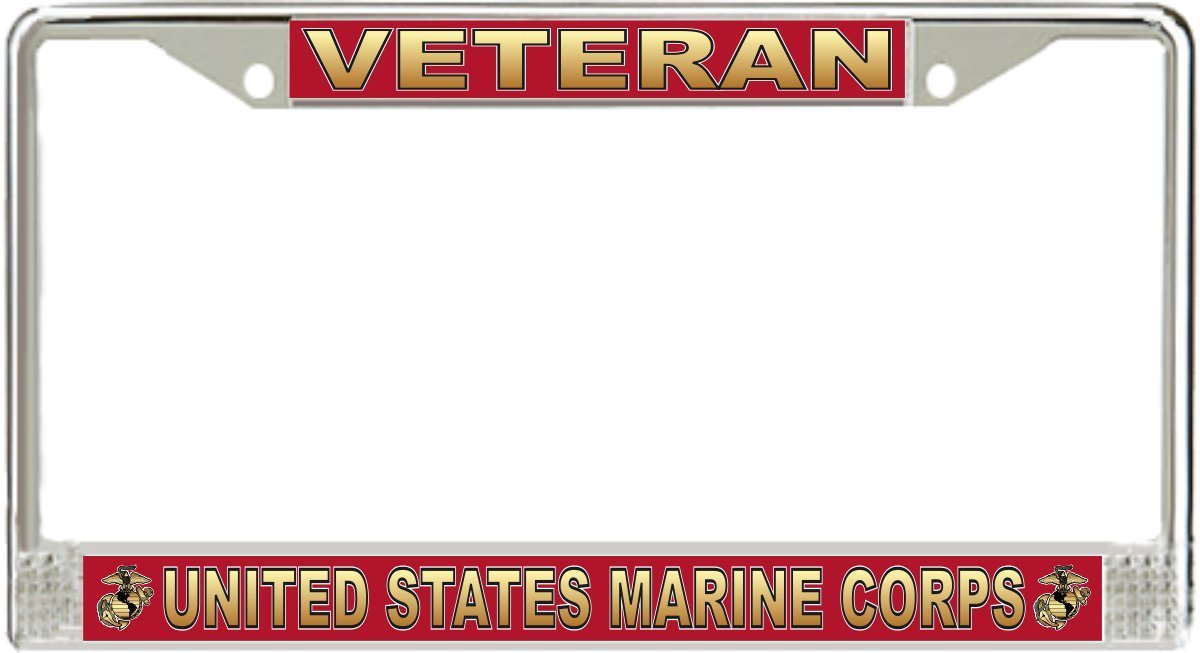 USMC Custom License Plate Frame