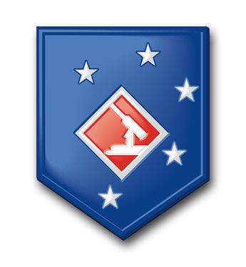 U.S.M.C. Defense Battalion  Vinyl Transfer Decal