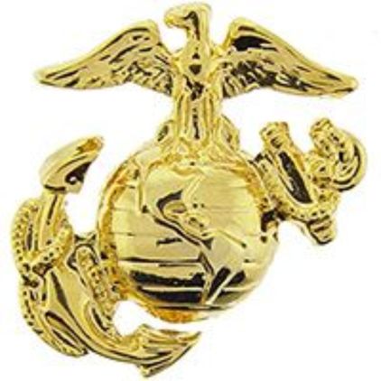 U.S.M.C. Emblem 7/8" Lapel Pin