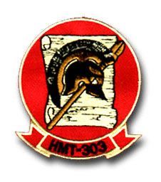 USMC Helicopter Training Squadron HMT-303 3" Military Patch