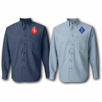 USMC Insignia Denim Shirts Thumbnail Illustration