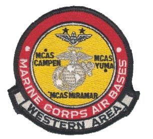 USMC Marine Corps Air Base Western Area 3.5" Military Patch