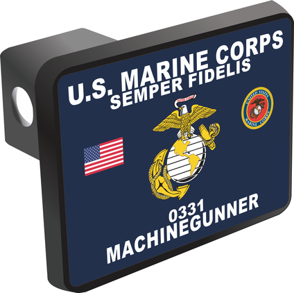 USMC MOS 0331 Machinegunner Hitch Cover