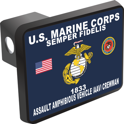 USMC MOS 1833 Assault Amphibious Vehicle (AAV) Crewman Hitch Cover