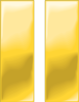 U.S.M.C. O-1 SECOND LIEUTENANT OFFICER'S RANK DECAL
