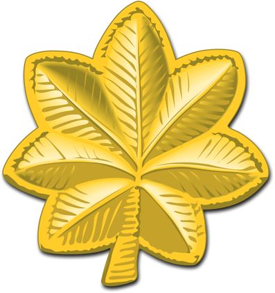 U.S.M.C. O-4 MAJOR OFFICER'S RANK DECAL PAIR