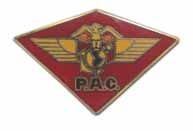U.S.M.C. PAC HQ MARINE CORPS WING LAPEL PIN