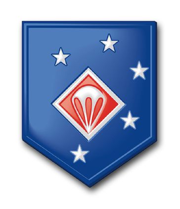 U.S.M.C. Parachute Battalion  Vinyl Transfer Decal