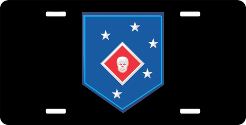 USMC Raider Battalion License Plate