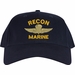 USMC Recon Marine with Parachute Wing Custom Embroidered Cap