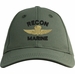 USMC Recon Marine with Parachute Wing Custom Embroidered Cap