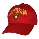 USMC Red Retired w/White EGA