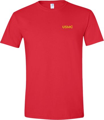 USMC Red Soft Style T-Shirt 3X-Large